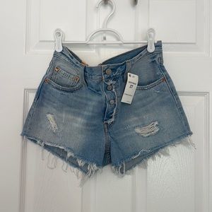 Levi’s Cut Off Denim Shorts